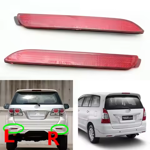 Car Rear Bumper Light Reflector Warning Lamp For Toyota Fortuner Innova Venza 2012 2013 2014 2015 Ma