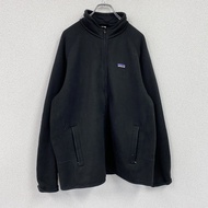 Patagonia男士 Better Sweater 抓絨外套，黑色，XL 碼，古著