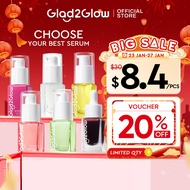 Glad2Glow Serum Combo Pomegranate Niacinamide Power Whitening Serum Brightening/Peeling Solution/Ret