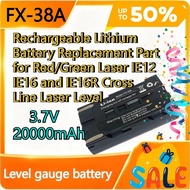 3.7V 20000mAh Rechargeable Lithium Battery Replacement Part for Red/Green Laser IE12 IE16 and IE16R 