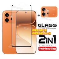 Honor 600 600Pro 5G 2 in 1 Screen Protector+ Lens Protector Full Cover Full Glue Honor 600 Pro Honor