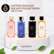 Lattafa Hayaati Decant Collections ( Hayaati Black / Hayaati Gold Elixir / Hayaati Al Maleky / Hayaa