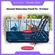 [WESTSTAR] Derwent Watercolour Pencil Tin, Derwent Water Colour Pencil - 72 Colour