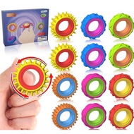 Fidget Toys Children's Autism Rotating Sensory Ring Decompression Toys Busy Ring