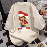 Duken Fashion Shop - Oversized anime t shirt | Luffy Luffy Luffy | Luffy one piece T-shirt | Unisex 
