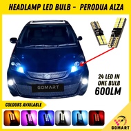 PERODUA ALZA LOW BEAM HEADLIGHT T10 LED BULB Small Headlamp Head Lamp Mentol Lampu Depan Kecil Senja