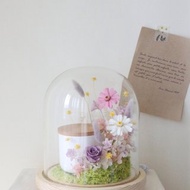 【設計款花盅】寵物永生花 沈浸式花園 永生花骨灰罐 寵物骨灰花