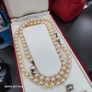 用不到的也可以帶來賣哦~~精美盒裝 MAJORICA西班牙設計款珍珠項鍊 古董 收藏7MM83顆