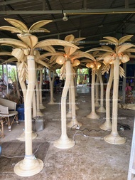 🌴โคมไฟต้นมะพร้าวหวายแท้ต้นใหญ่สูง 2 เมตร (1 ต้น)หวายพรีเมี่ยมสวยมาก🌴Coconut tree lamp rattan (Big Si