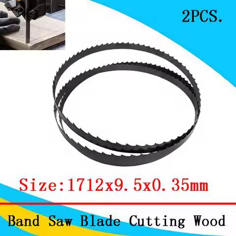 2PCS Bandsaw Blades 1712 Bandsaw Blade 1712 9.5 0.35mm 6 TPI for Metabo Charnwood Draper Band Saw Cu