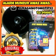 alarm mundur mobil 12/24 volt alarm mundur awas truk cary grndmax alaram mundur lagu