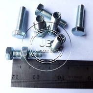 WHITE BOLT NUT M8 X 30 LENGTH 3CM 3 CM BMP M8X30 M8X30 WHITE BMP M8 X 30 KEY 13 BODY DIAMETER 8MM GA