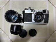 Nikon S2+5cm 1:2+135mm 1:3.5