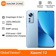 Global Version Xiaomi 12 5G Smartphone 128GB/ 256GB NFC Snapdragon® 8 Gen 1 Octa Core 120Hz 67W 50MP Camera WIFI 6