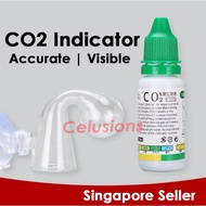 【SG Seller】 ️CO2 Carbon Dioxide Drop Checker ️ Indicator Fish Tank Aquarium Aquatic Plants Glass Sol