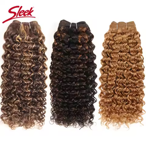 Sleek Brazilian Nature Dream Curl P4/27 P1B/30 Ombre T1B/30 1B/Pink Red 99J Double Drawn Remy Human 