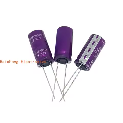 10PCS 3.0V7F Farad Capacitor 3V5F 5.0F 10 * 20MM CXP-3R0705R-TW Backup Power Supply