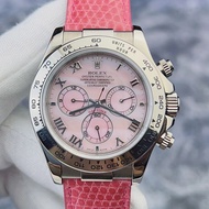 Rolex Rolex Rolex Ditona116519- 0109 Pink Fritillary Disc Automatic Mechanical Female Watch