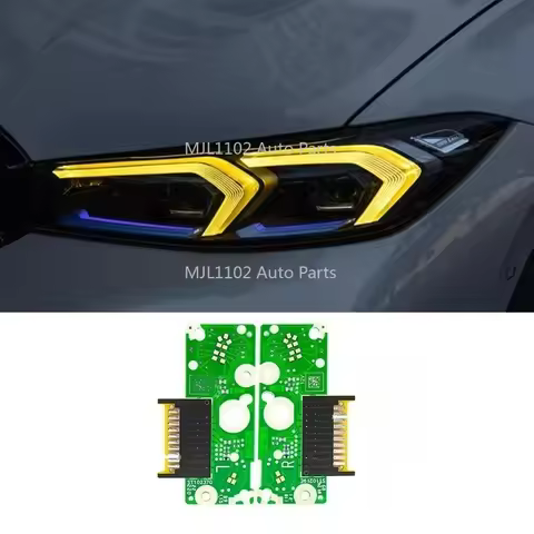 New for BMW 3 series G20 LCI G21 i3 Euro 2023+DRL LED boards daytime running lights lemon Yellow DRL