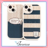 Phone case Cartoon Wool Pattern Little Bear Phone case Suitable For iPhone 11 13 iPhone 11 xs-Ver