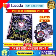poster dinding pencak silat persaudaraan setia hati terate / poster bet psht