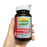 BANNER Soy Protein + Lecithin 60 Capsules (18 Important & Essential Amino Acid)
