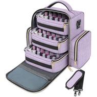 YOREPEK Nail Polish Organizer Holds Up to 72 Bottles (15ml - 0.5 fl.oz) and Nail Lamp, Nail Polish S