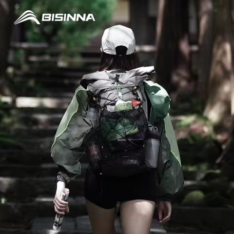 BISINNA Camping Backpack 25+10L Large Capacity Travel Bag Outdoor Ultralight Sports Climbing Hiking