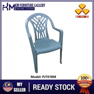 KM Furniture 3V Heavy Duty Plastic Arm Chair / Plastic Stakeable Arm Chair/ Office Chair / Restaurant Chair / Dining Chair/ Meeting Chair / Kerusi Plastik PJ701 (**2 units)