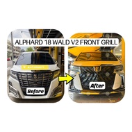 Alphard AGH30 2018 2019 2020 Facelift WALD front grill / grill sarung Goemon type Monster grill V2