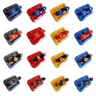 Speakon Terminal Package 2 Long Holes + 2 Speakon Sockets + 2 Speakon Jacks