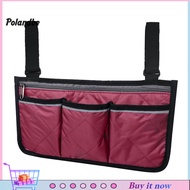 pe Wheelchair Multi-pocket Side Hanging Bag Storage Pouch with Reflective Strip