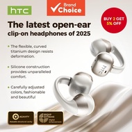 HTC NE56 Wireless Earbuds Bluetooth 6.0 Ear-clip Earphone Original 360° Spatial Sound IPX5 Waterproo