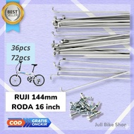16 Inch 14G 144mm Bicycle Spokes – mini BMX Folding Bike Spokes for Children