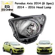Perodua Axia G Spec 2014 - 2016 Head Lamp Head Light Lampu Depan Lampu Besar 前头车大灯 2015