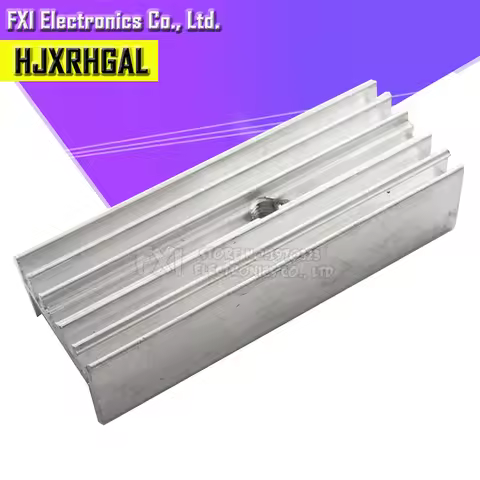 10Pcs Aluminum Heatsink Radiator 15*10*40mm Transistor With hjxrhgal For Transistors TO-220 TO220 wh