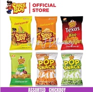 Chick Boy Cornick Pop Nick NET. WT. 100g (Sweet Corn, BBQ , Onion Garlic , Cheese and Assorted for 4