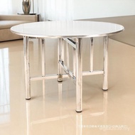 Hotel Dining Table Dining Table Dining Table Commercial Household 304 Reinforced Folding 0.8-2.2 Rou