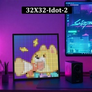 DIY จอแสดงผลพิกเซล LED RGB LED แผงโคมไฟโปรแกรม Pixel Art Digital Light พร้อม APP Control Creative จอ