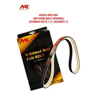 MEAUSU FAN BELT 4PK845 4PK615 4PK895 Model: HYUNDAI GETZ 1.3 / ACCENT 1.5