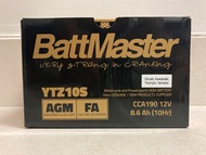 BattMaster YTZ10S AGM Battery MT09 MT07 VULCAN S