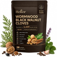Holior Wormwood  Walnut Cloves 18-in-1 Herbal , 240 Softgels | Digestive Wellness Support, Oregano G