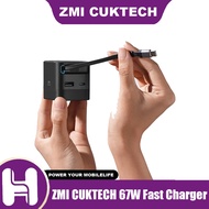 ZMI CUKTECH 67W Fast Charger AD653W CP6 Self-contained cable Fast Charger