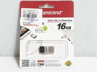 {哈帝電玩}~Transcend 創見 JetFlash JF880S OTG 16G USB3.0 隨身碟 全新未拆~