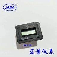 LANE Blue Ink SYS-3D LCD Timer Generator Hour Meter Construction Vehicle Loader Hour Meter