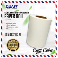 1Roll Quaff Sublimation Transfer Paper 100gsm 8.5in x 100meters A4 - Cuyi Cebu