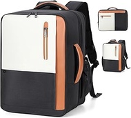 2-in-1 Hand Luggage Backpack Suitcase Backpack Removable with 17.3 Inch Laptop Compartment, Trolley