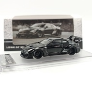 ปริซึมแบบ1:64 GTR R35 Nissan Skyrim LBWK รถโลหะผสมรุ่น