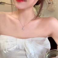 JOJO COCO Classy Water Drop Necklace Female Light Luxury All-Match INS Style Niche Necklace