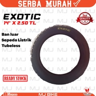 EXOTIC / GOLDEN BEACH 14 x 2.50 TL Outer Tire / Electric Bike Outer Tire